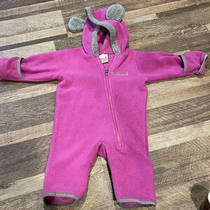 Snonook Fleece Baby Bunting 0-3 months -EUC